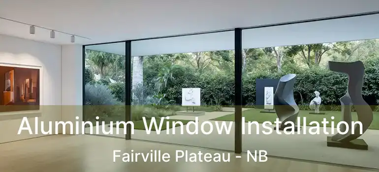 Aluminium Window Installation Fairville Plateau - NB