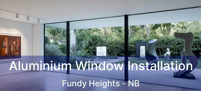  Aluminium Window Installation Fundy Heights - NB