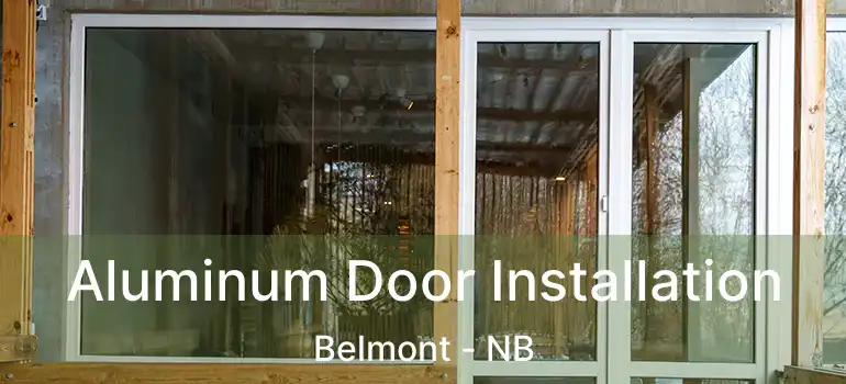  Aluminum Door Installation Belmont - NB