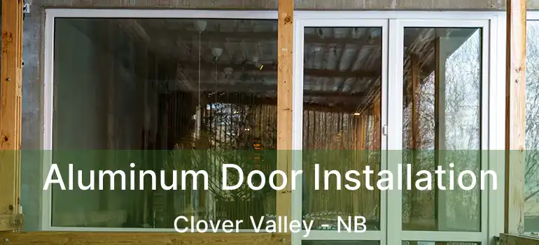  Aluminum Door Installation Clover Valley - NB
