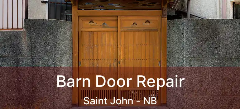  Barn Door Repair Saint John - NB