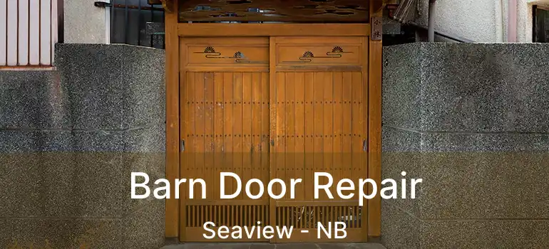  Barn Door Repair Seaview - NB