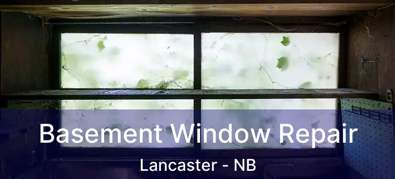  Basement Window Repair Lancaster - NB