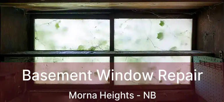  Basement Window Repair Morna Heights - NB