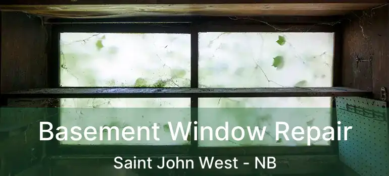  Basement Window Repair Saint John West - NB