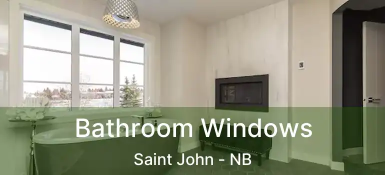  Bathroom Windows Saint John - NB