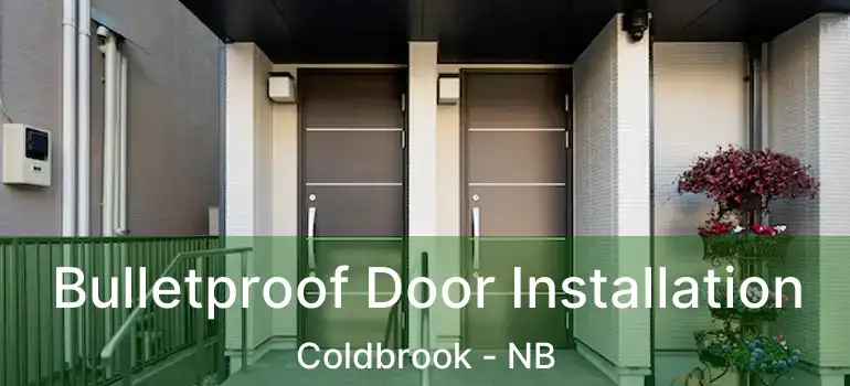  Bulletproof Door Installation Coldbrook - NB