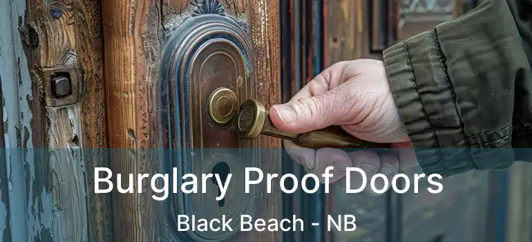  Burglary Proof Doors Black Beach - NB