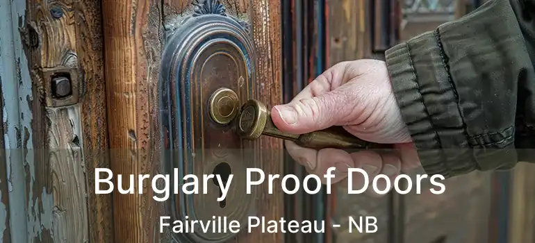  Burglary Proof Doors Fairville Plateau - NB