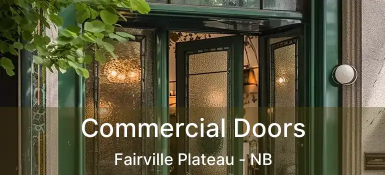 Commercial Doors Fairville Plateau - NB