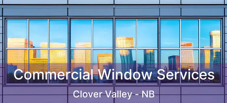  Commercial Window Services Clover Valley - NB