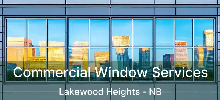  Commercial Window Services Lakewood Heights - NB