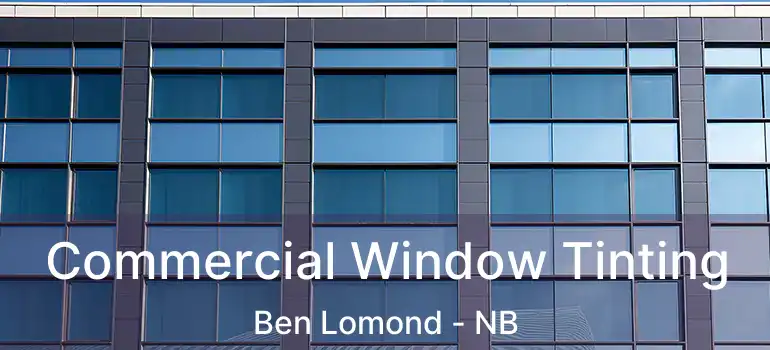  Commercial Window Tinting Ben Lomond - NB