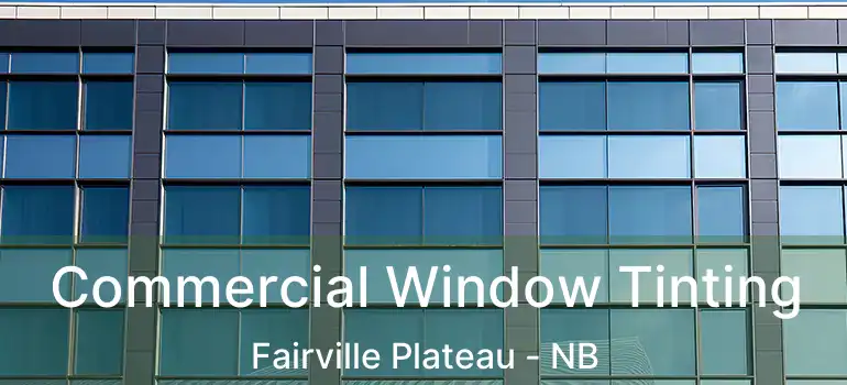  Commercial Window Tinting Fairville Plateau - NB