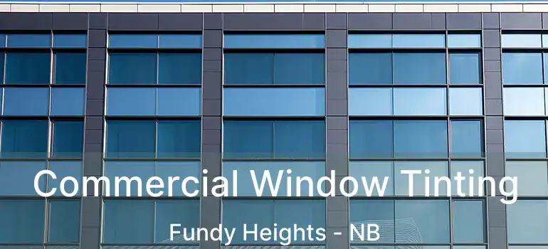  Commercial Window Tinting Fundy Heights - NB
