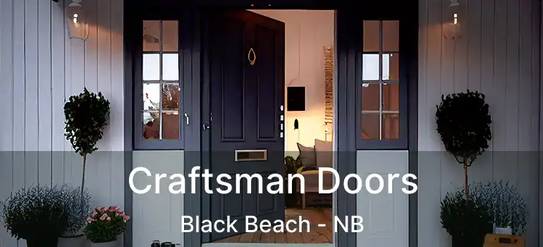  Craftsman Doors Black Beach - NB