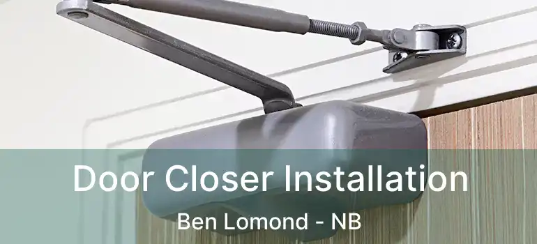  Door Closer Installation Ben Lomond - NB