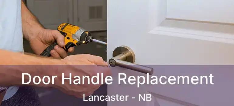  Door Handle Replacement Lancaster - NB