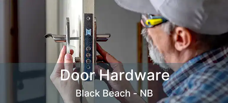  Door Hardware Black Beach - NB