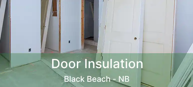  Door Insulation Black Beach - NB