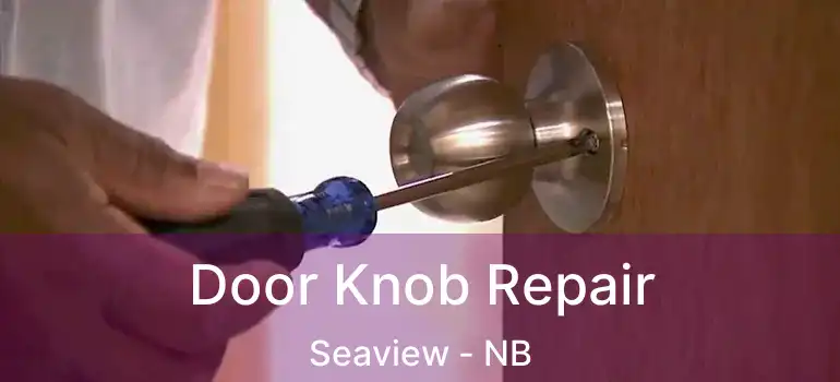  Door Knob Repair Seaview - NB