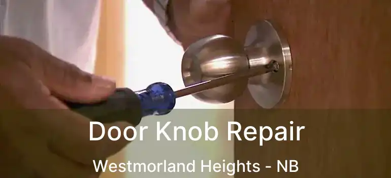  Door Knob Repair Westmorland Heights - NB