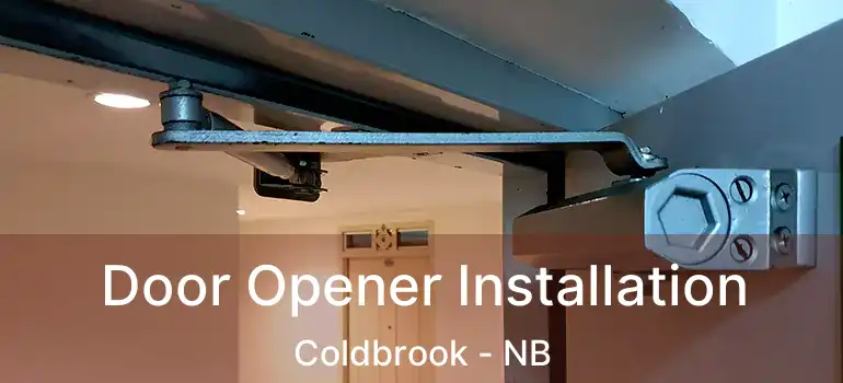  Door Opener Installation Coldbrook - NB