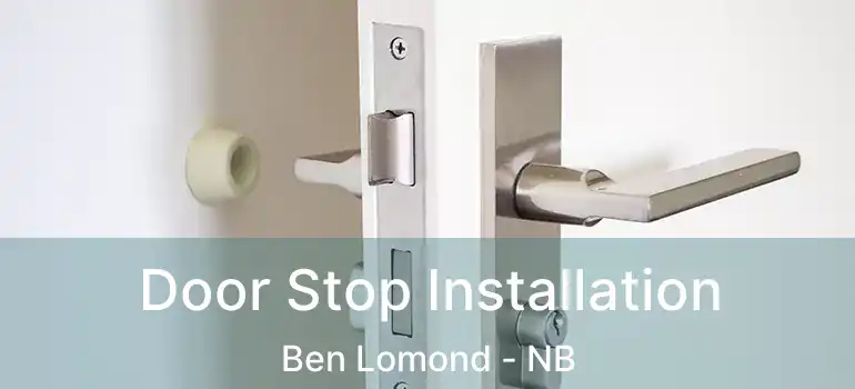  Door Stop Installation Ben Lomond - NB