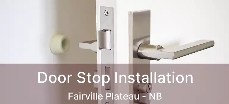  Door Stop Installation Fairville Plateau - NB