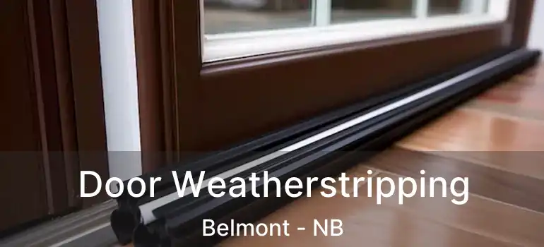  Door Weatherstripping Belmont - NB