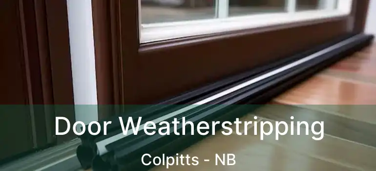  Door Weatherstripping Colpitts - NB