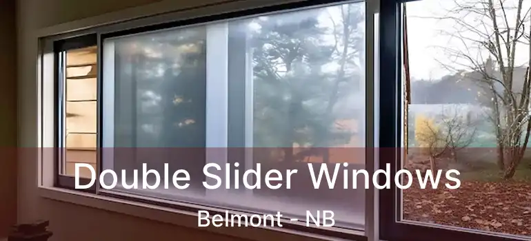  Double Slider Windows Belmont - NB
