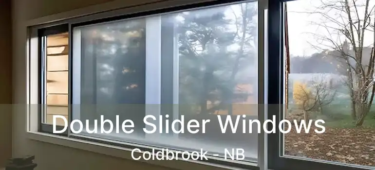  Double Slider Windows Coldbrook - NB