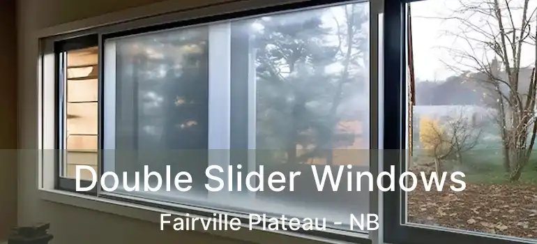  Double Slider Windows Fairville Plateau - NB