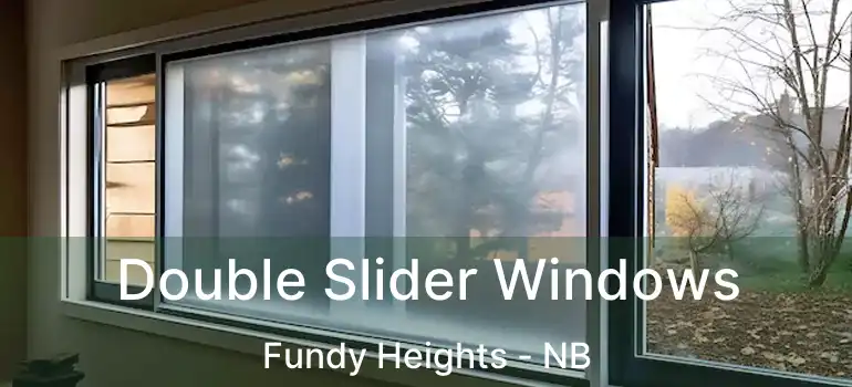  Double Slider Windows Fundy Heights - NB