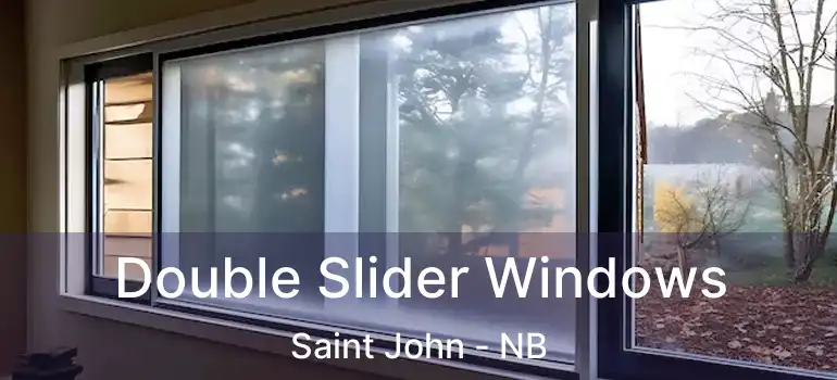  Double Slider Windows Saint John - NB