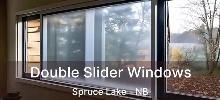  Double Slider Windows Spruce Lake - NB