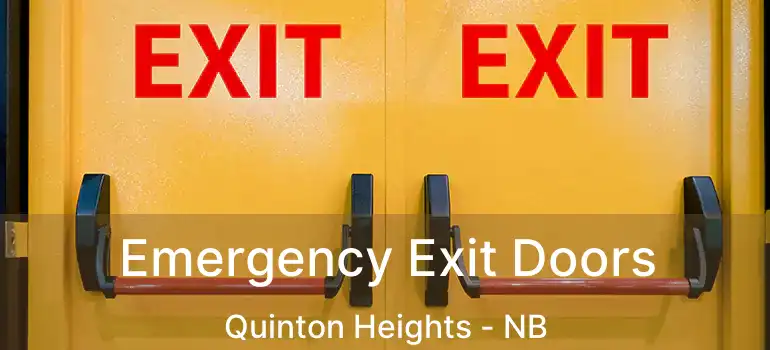  Emergency Exit Doors Quinton Heights - NB