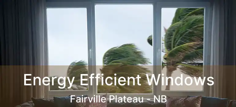  Energy Efficient Windows Fairville Plateau - NB