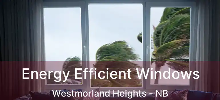  Energy Efficient Windows Westmorland Heights - NB