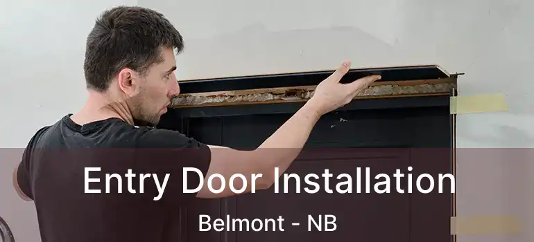  Entry Door Installation Belmont - NB