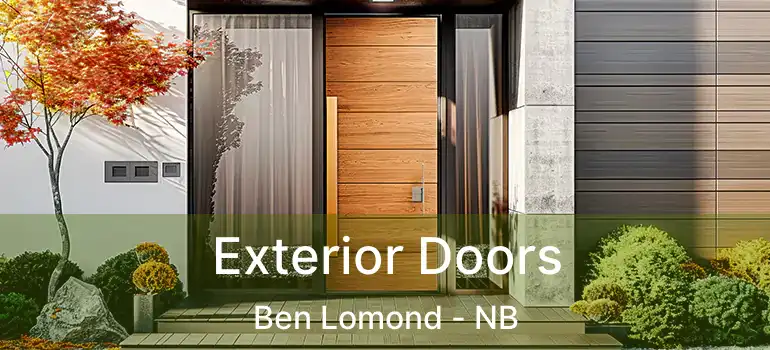  Exterior Doors Ben Lomond - NB