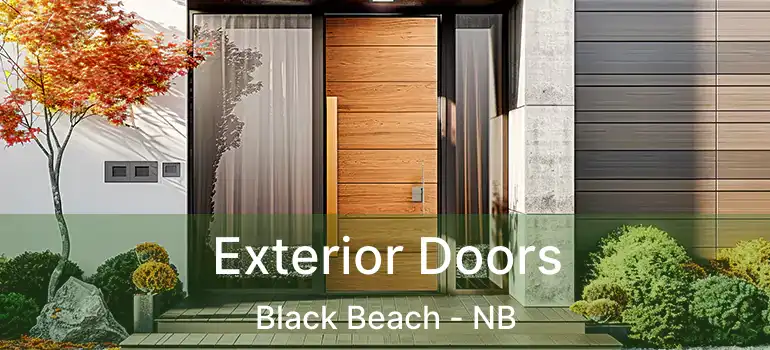  Exterior Doors Black Beach - NB
