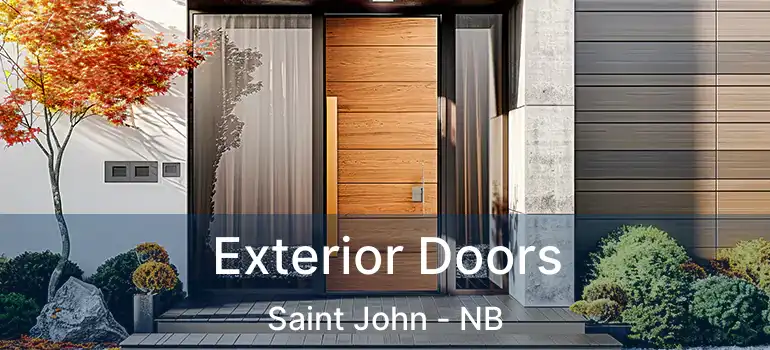  Exterior Doors Saint John - NB