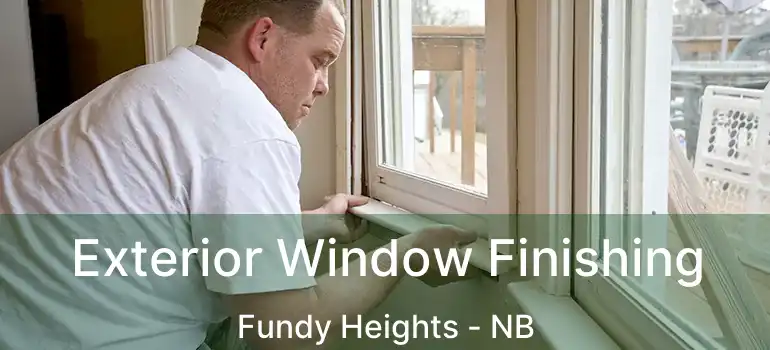  Exterior Window Finishing Fundy Heights - NB