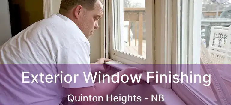  Exterior Window Finishing Quinton Heights - NB