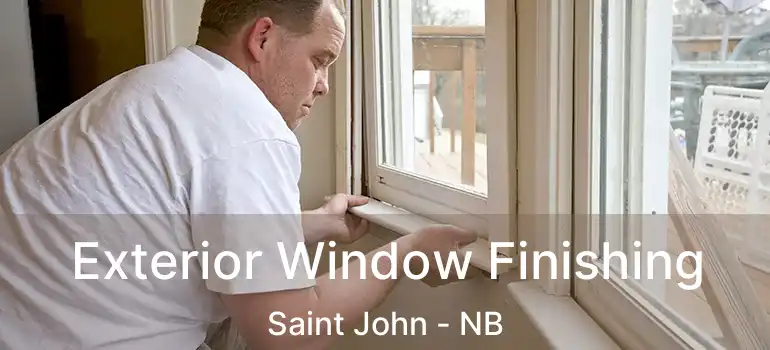  Exterior Window Finishing Saint John - NB