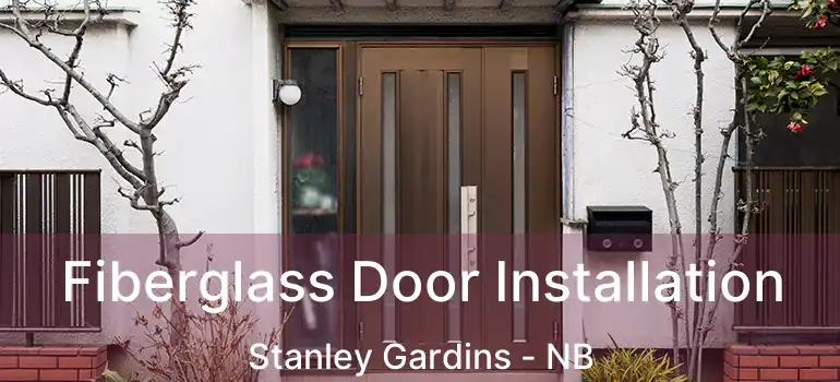  Fiberglass Door Installation Stanley Gardins - NB