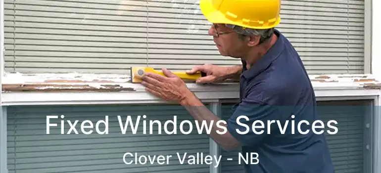  Fixed Windows Services Clover Valley - NB