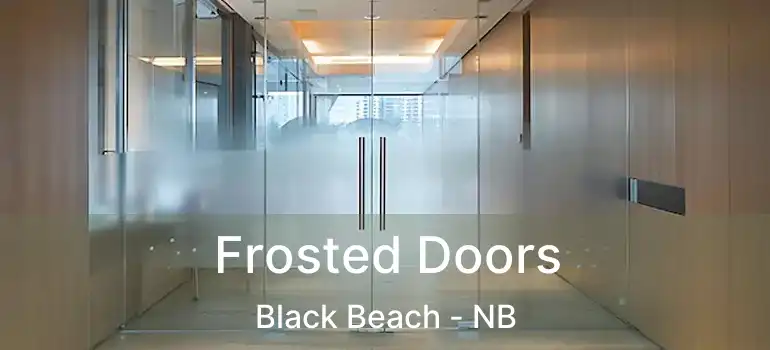  Frosted Doors Black Beach - NB